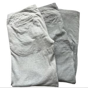 Martin + Osa 100% cotton shades of grey pants, set of two pair size 4
